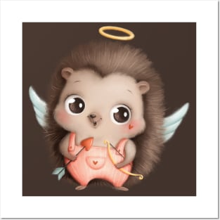 Cupid Hedgehog Angel Edition Posters and Art